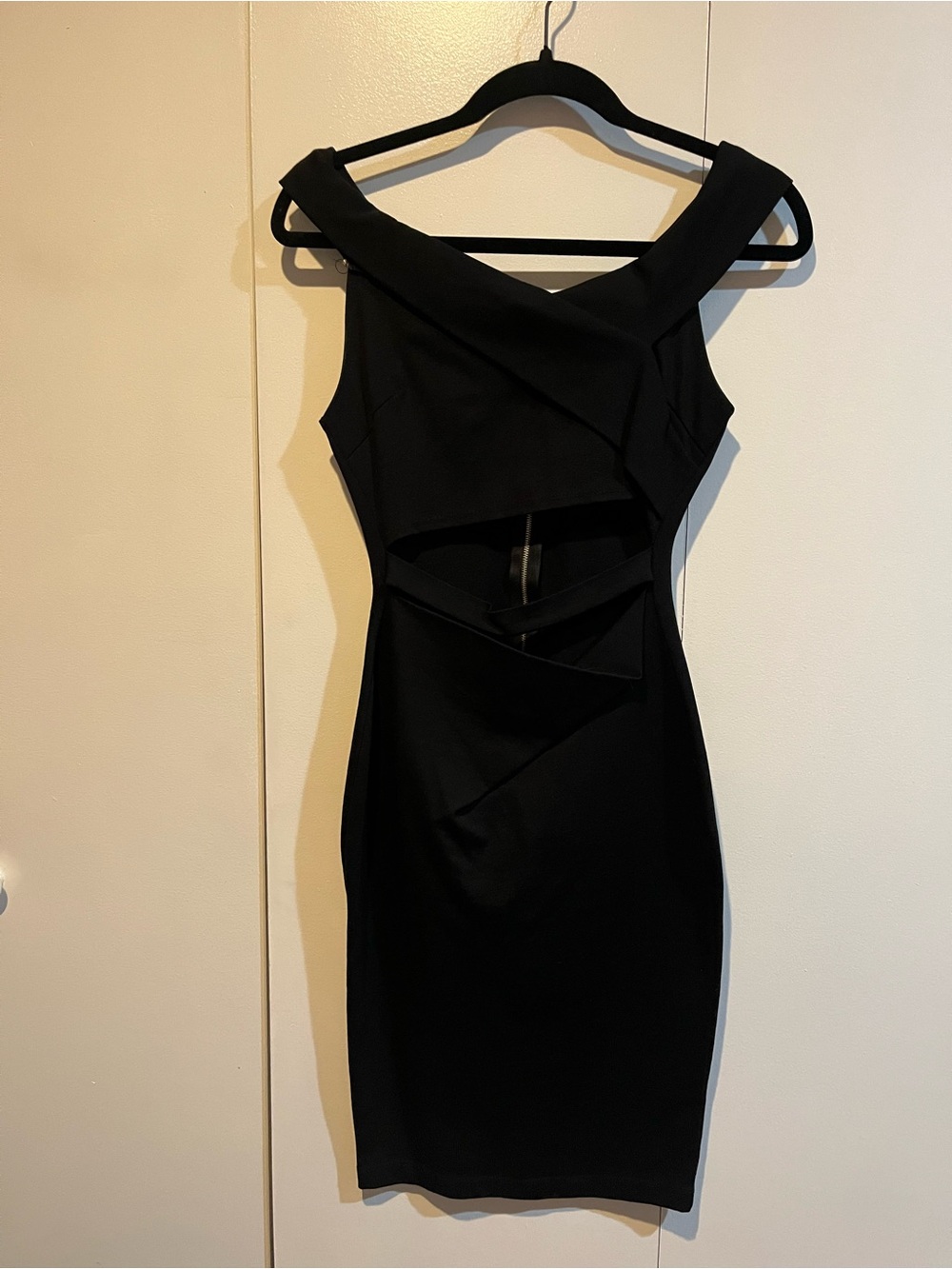 Black Cutout Cocktail Dress